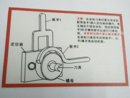 注意說明標(biāo)識(shí)牌